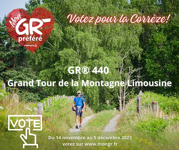 La Corrèze en lice pour “Mon GR® préféré” !